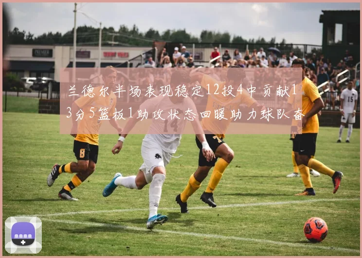 兰德尔半场表现稳定12投4中贡献13分5篮板1助攻状态回暖助力球队奋战